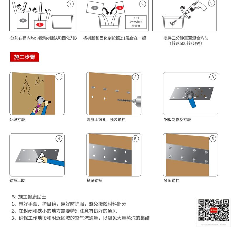 包钢黄冈粘钢加固施工过程